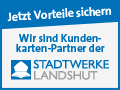 Stadtwerke Kundenkarte, Wir sind Kundenkarten-Partner der Stadtwerke Landshut